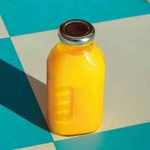 빈티지 물병 레트로 유리병 180ml 500ml 1.5L 공병 틴 뚜껑 색상, 1.5L/검정