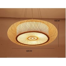 라탄화분커버 투명 에어 가리개 바구니 스탠드 대나무 직조 샹들리에 램프 걸이식 LED 천장 조명 펜던트 등나무 가정 침실 장식 40 cm 50 60 80cm, D60CM