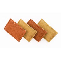 코코넛 셀룰로스 마 수세미 2개입 친환경 제로웨이스트 천연 수세미 생분해 100% 플라스틱프리 [그래니스], 코코넛 2개 + 마 2개