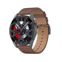 화웨이 아너 플레이 삼성호환 갤럭시호환 노트 10 라이트 인피닉스 2 스마트 워치 블루투스 통화 무선 충, 04 Black Leather