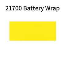 열수축비닐 투명포장지 선물포장비닐 20500pcs 21700 배터리 필름 테이프 PVC 튜브 Precut 슬리브 랩에 대 한 파이프 커버를 보호, 20pcs, 10 YELLOW