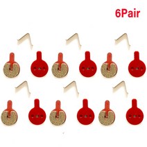 세발 삼륜 미니 2인용 전기자전거 충전기 전기자전거키트 자토바이1/2/4/6/8/10 쌍 자전거 브레이크 패드, 04 6pair resin, 한개옵션1