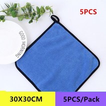 10PCS 600GSM 30X60CM 자동차 슈퍼 마이크로 화이버 타월 세차 헝겊 자동, 02 30X30CM 5PCS