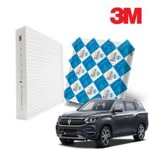 3M 렉스턴G4 PM2.5 초미세먼지 에어컨필터 PM0.3효율 DF89, 단품