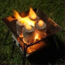 솔캠 백패킹 용 초미니 화로대 훈제그릴 닭요리만들기 훈제 직화