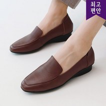 사임당슈즈 3cm 소가죽 슬림 로퍼 단화 고무창 정장 112083