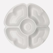 용기닷컴 PSP 스티로폼 사각접시 TM-42.소(5구원형)1box / 400개