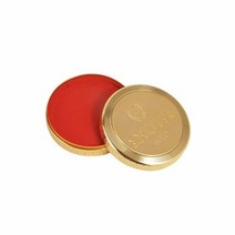고급스러운 선물용 낙관용 도장 골드 인주 180g - 1개 부동산인, 단품