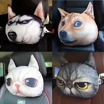 [KT알파쇼핑]엑스돌스 3D시리즈 차량용 목쿠션 헤드쿠션