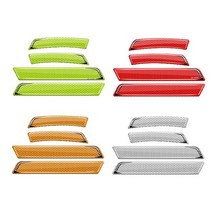 자동차 에폭시 반사스티커 반사 테이프 휀다 리플렉터 반사지 면발광 고휘도 반사판 차량용, 스피드일자(형광)