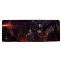 롤 LOL 디자인 마우스 패드 79종 시리즈 리그 오브 레전드 장패드 3mm 두께, 900x400mm + 3mm개, 샴페인 팬 센