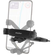 옵시디언 차량용 송풍구 핸드폰 무소음 중력거치대 CT-G10 휴대폰, CT-G10+CT-H20 (CD투입구)