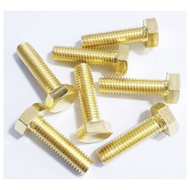 신주육각볼트 황동재질 M12X30 1봉 50개 황동볼트