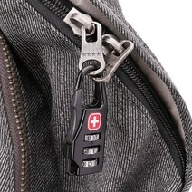 지퍼 번호자물쇠 가방 소품 시건 잠금장치 미니 소형 백팩 비밀번호 사물함 스위스자물쇠