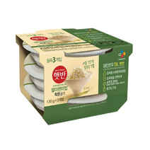CJ 햇반 발아현미밥 작은공기 130gx3입, 12세트, 130g