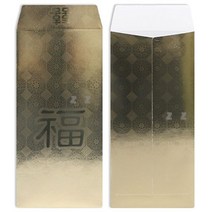 황금색 용돈봉투 5매입, 복주머니봉투