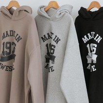 여성후드티 후드티이쁜곳 어썸 1976 기모 후드티 빅사이즈 여성의류