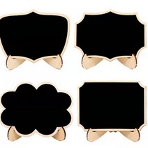 미니 메모칠판 블랙보드 테이블 스탠드 거치대형 가게 업소 인테리어, 직사각형