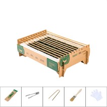 1분 빠른 숯 일회용 바베큐 꼬치 그릴, 단품