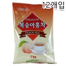 new 대호 복숭아 홍차 파우더 1kgX12개입 배송비무료