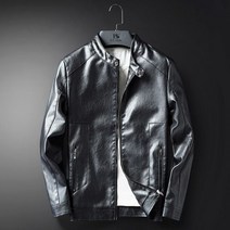 새로운남성 가죽 자켓 클래식 오토바이 남성 플러스 인조 코트 캐주얼 아웃웨어 의류 9