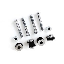 크롬 도킹 하드웨어 키트 할리 데이비슨 스포츠스터 언 로우 포티 8 슈퍼 사이드 플레이트 분리형 시시 바 퀵 릴리스 등받이 탈착식 솔로 랙 XL 1200 883 20042020 r