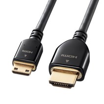 산와 서플라이 이더넷 대응 하이 스피드 HDMI 미니 케이블 (블랙 · 3m) KM-HD22-30K