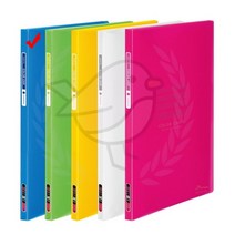 새임 클리어화일 A4 10매 하늘 PP파일 보험증권화일 비닐화일