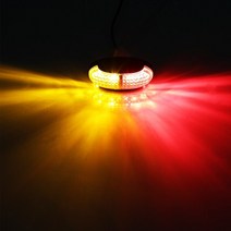 슈퍼 밝은 자동차 트럭 LED 방수 램프 사이드 마커 표시등 4 10-30V 버스 SUV 트레일러 캠핑카, 01 amber red_01 10Pcs