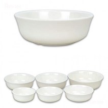 멜라민 한식 공기 밥공기 밥그릇 대접 국그릇 식판그릇 식판대접 지름 12cm 13.5cm 15.4cm, 1호