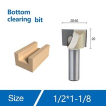 트리머 목공 라운딩 라우터 커터 코너 커터 목재 비트 세트 깨끗한 바닥 비트 표면 기획 페이스 밀링 라운더 라운더 모서리컷팅기코너재단기 모서리컷팅기, 28mm