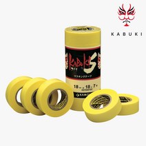 KAMOI KABUKI 라인 테이프 1롤 까무이 와시테이프 까모이라인테이프, 12mm