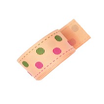 리본벨리 2도 골직 땡땡이 15mm/25mm 16yd 선물 포장 리본 공예 DIY, 25mm, 환타