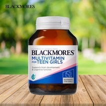 (해외) 블랙모어스 여자 청소년 멀티비타민+브레인영양제 60정, 여자청소년멀티비타민브레인영양제60정