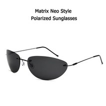 JackJad 2021 Fashion Cool 매트릭스 네오 스타일 편광 선글라스 Ultralight Rimless Men 운전 브랜드 디자인 Sun Glasses Ocul