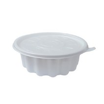 생활을그리다 면용기 100p + 뚜껑 100p 세트 백색 소 1050ml, 1세트
