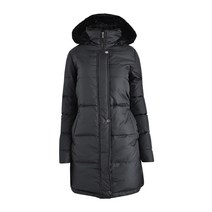 맥스스피드 여성 겨울 오리털 롱 패딩 점퍼 여자 보아털 덕다운