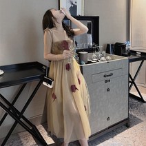 여성 바캉스룩 민소매 원피스 해외여행 여름휴가 호캉스 휴가지 휴양지 패션 원피스