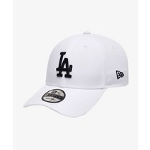 NEW ERA 무료반품 블랙 온 화이트 LA 다저스 볼캡 940 BLACK ON WHITE LOSDOD WHT 12836270