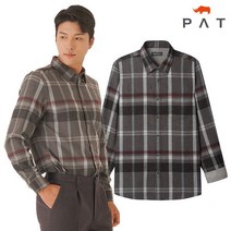 PAT 베이직 빅체크 셔츠