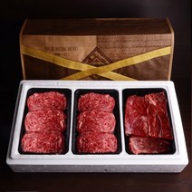 [장흥명품한우할인직판장] 한우 구이 선물세트, 1세트, 정육2호 1.2kg(불400g+불400g+국400g)