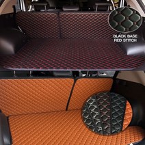 차콤 모하비더마스터 차박매트 트렁크 가죽 방수, QM3, 블랙-레드
