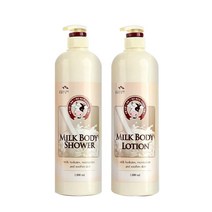 꽃을든남자 우유 바디로션+바디로션1000ml, 바디샤워+바디로션