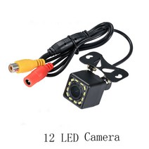 와이드 앵글 HD 자동차 후방 카메라후방 비디오차량 카메라백업 역방향 카메라12 LED 야간 투시경주차 카메라, 03 12 LED Camera