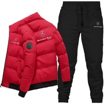 벤츠 남성 트레이닝복세트 패딩 바지 레이싱 동호회 카레이서 단체복 리베르샵