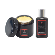 스위스벡스 오닉스 카나우바 고체 왁스 200ml 클리너 플루이드 레귤러 100ml 콤보