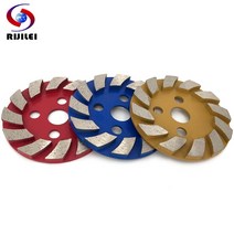 연마기 그라인더 Rijilei 100mm 다이아몬드 그라인딩 휠 4 인치 다이아몬드 그라인딩 컵 디스크 콘크리트 바닥 연마 패드 hc03 용 대리석 연마 패드, 120