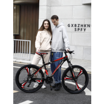 영구 브랜드 산악 자전거 남성 가변 속도 크로스 컨트리 24 인치 26 주니어 여성 중학생 성인, 24단, 26인치, 알루미늄 프레임 스포크 티타늄 실버