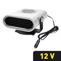 무시동히터 이동식 캠핑용 12V/24V 자동차 히터 전기 난방 팬 휴대용 의류 건조기 앞 유리 디포거 성에 제, 01 White-12V