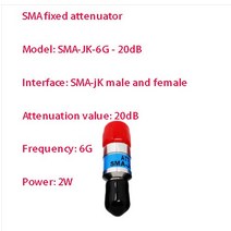 20 30 30db 동축 감쇠기 SMA-JK2W10 18G RF 신호 전원: 2W 5W 10W 옵션 DC-6G, 06 Attenuator 20dB 6G